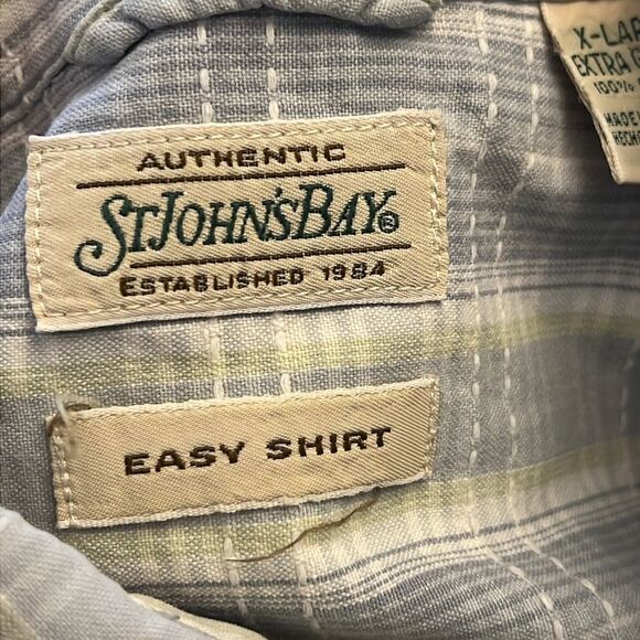 St. John's Bay Men's XL Casual Button Down Shirt 100% Cotton - Picture 5 of 6